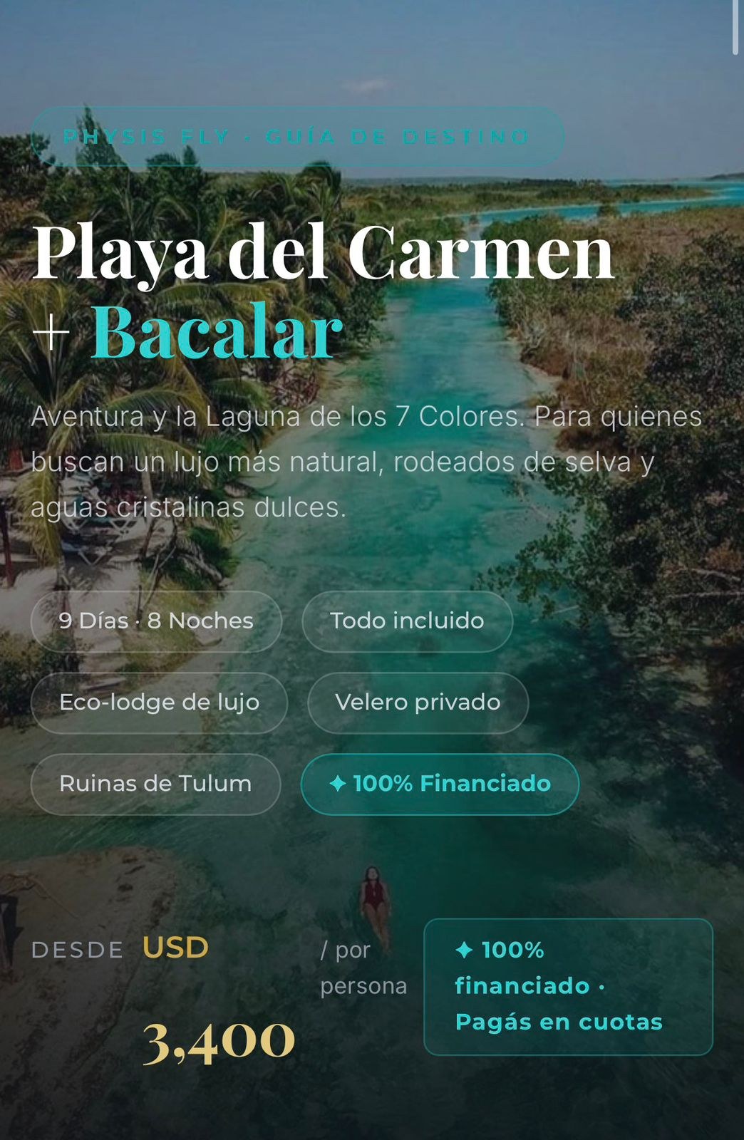 Vacaciones Bacalar + Playa del Carmen